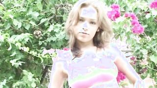 Selina 18 perfect tits & fingering snatch