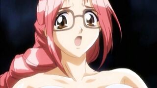 Big busty anime babe gets cunt licked