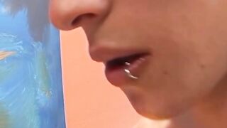 Adorable latino homosexual receives butt drilling & cums