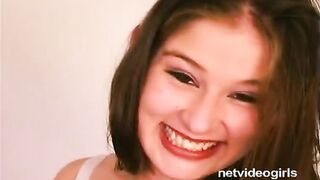 Cutie schoolgirl goes casting for extra money