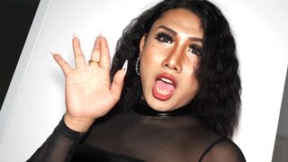 BBW ladyboy gets big ass screwed raw after he shaved her butthole