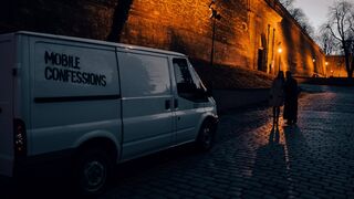 Wild Confession: Sexy Babe Gets Oiled Up & Pounded in Van