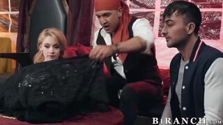 Blonde Athena Raynes wet beaver & mouth must have swell after our threesome ses