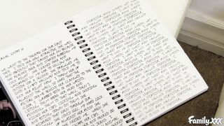 Blonde sexy girl Kate Kennedy masturbates before being banged