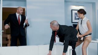 Domina Boss Fucks Bisex Employees - Ani Blackfox