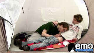 Adorable Karel Fox pounded doggystyle after camping trip blowjob