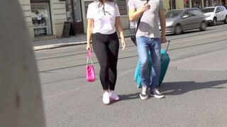 The searching ended in a great fuck for a big breasted brunette