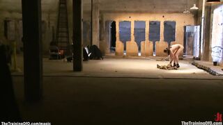 Trainee suck & fuck big black prick