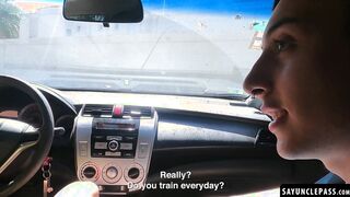 Horny Uriel Simon gets to taste his driver Fer Froma thick prick