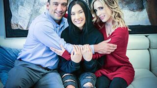 Amazing MFF threesome with Aiden Ashley & Jazmin Luv