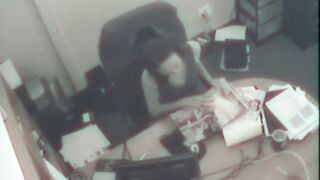 Office Rubbing & Fingering Beaver while on work