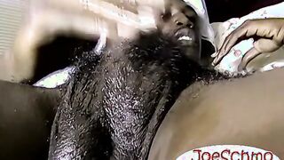 Sexy JBone drops a thickload after wanking off his black shaft