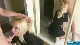 Blonde Babe Moans Loud While Getting Her Twat Fucked Hard