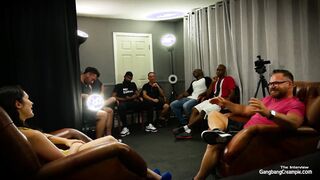 Petra leaves home to get screwed by the whole crew