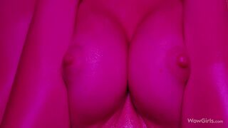 WOWGIRLS Gorgeous Ukrainian model Alissa Foxy playing with her tits & showing us her perfect body