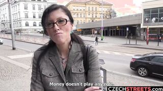 Smiley Czech Mommy Picked Up On Street POV
