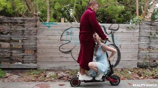 Blake Blossom cruisin' on the street & finds a hard shaft