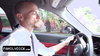 Sexy Lover In Naughty Underwear Invites Stunning Little Boy For A Threesome