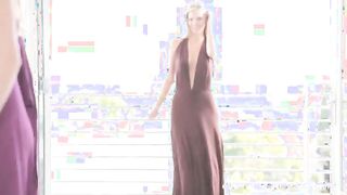 Blonde naughty BFFs tasting big black cock on casting