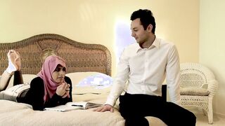 Strict arab stepmom doesn't let step daughter have sex but it backfires!