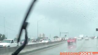 Bushy bottom Brett Cash has his butthole demolished raw by big dicked Jack Hunter