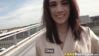 Hooking up with this big titted brunette Emily Pink leads me to burst my cum