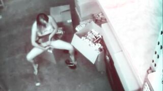 Mesmerizing Babe getting bored gets horny.