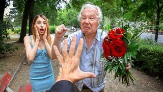 I was ready to pay the mean old fart for that tight snatch…