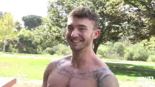 Muscle Hunk Jake's Anus Tightened Wide