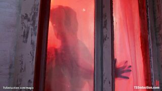 Blonde Transgender anal sex straight couple