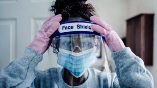 PURE TABOO Married Ebony fucks delivery boy while hubby has COVID - Scarlit Scandal