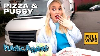 Creamy Pizza Delivery Babe Gets Ripped & Screwed