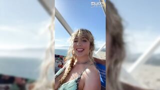 Big Boobed Lena Paul's Beachside Seduction