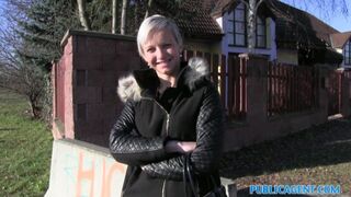 Cum-covered Snatch for Public Agent