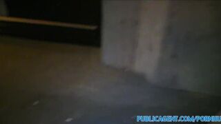 Hot Babe Swallows His Cum in Public