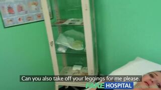 Blonde Beautiful Babe Savors Heavy Meat & Tongue