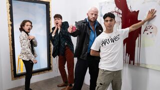 Artistic Disruption Leads to Sexy Encounter