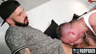 BAREBACKTHATHOLE Bobby Bruiser Uses His Hole To Satisfy Romeo Davis Raw Prick
