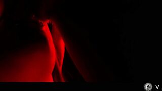 Blonde Vampire Femme Fatale Blake Blossom Preys on Brunette Beauty Rissa May - Sci
