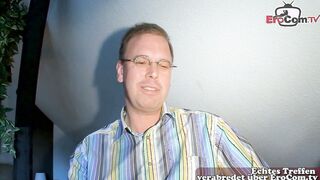 Short-Haired, Big Breasted Wife in Nylons Gets the Ultimate Satisfaction