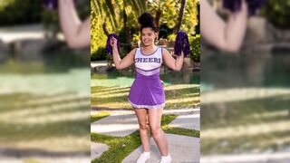 Backyard Tease: Cheerleader Fun with Josh Rivers & Archer Ali