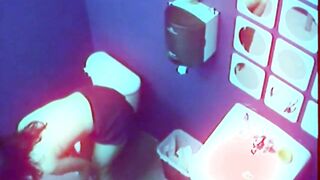 Solo whore masturbating in the office