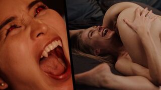 Blonde Satisfying Nancy Ace Grows Fangs! Sexy Babes Vampire Porn - Growing Teeth Satisfying Fantasy