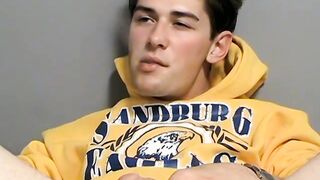 Solo butt fingering & fat dick jerking by heartthrob Shane Allen