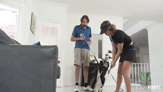 Petite Young Latin Destiny Cruz Prefers A Huge Cock in her Shaved Hole