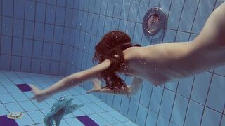 Libuse the chick in striped body suit