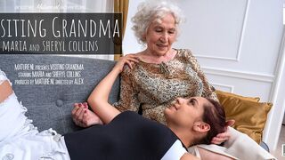 Hit firmly breasted model fucking with a very naughty grandma