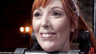 Natural big tits redhead whipped