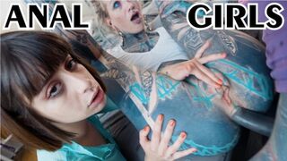 Alternative TATTOO pornstars fuck adorable girls ASSFUCKING - BUTT FUCK, ASS TO MOUTH, GAPES, prolapse, blowjob