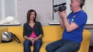 Brunette Teen Gets Screwed At Casting